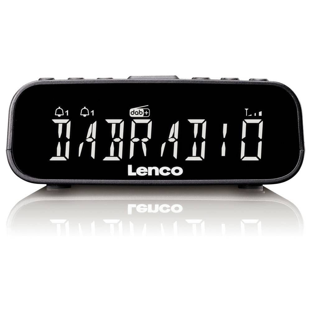 Lenco Radiowecker DAB, UKW, DAB+ Bluetooth®, AUX, DAB, DAB+, UKW Radio (Weckfunktion)