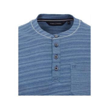VENTI T-Shirt blau regular fit (1-tlg)