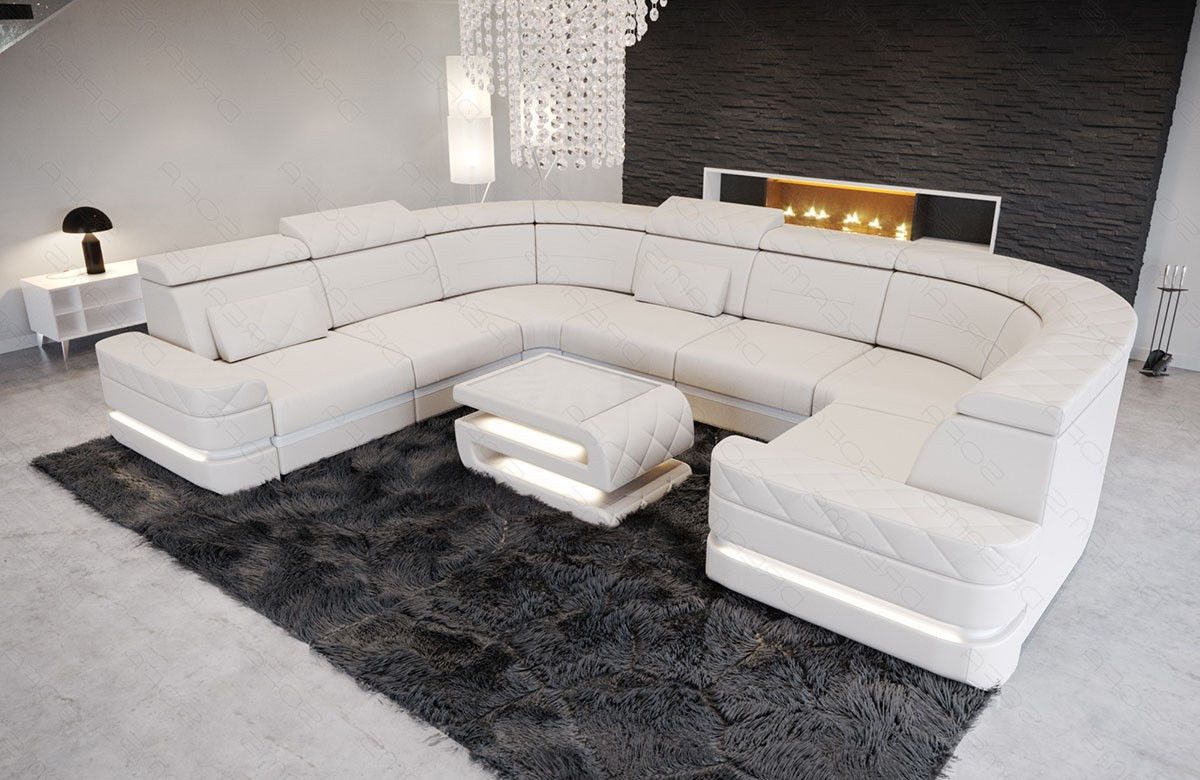 Sofa Dreams Wohnlandschaft Ledersofa Positano u günstig online kaufen