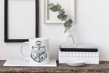 Youth Designz Tasse Papitän Kaffeetasse Geschenk, Keramik, mit lustigem Print