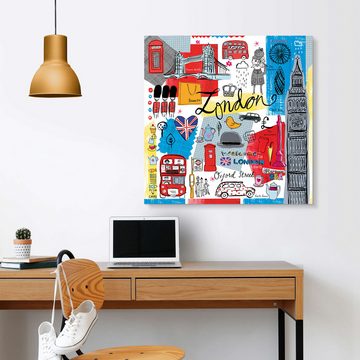 Posterlounge Forex-Bild Farida Zaman, Global Travel – London, Wohnzimmer Kindermotive