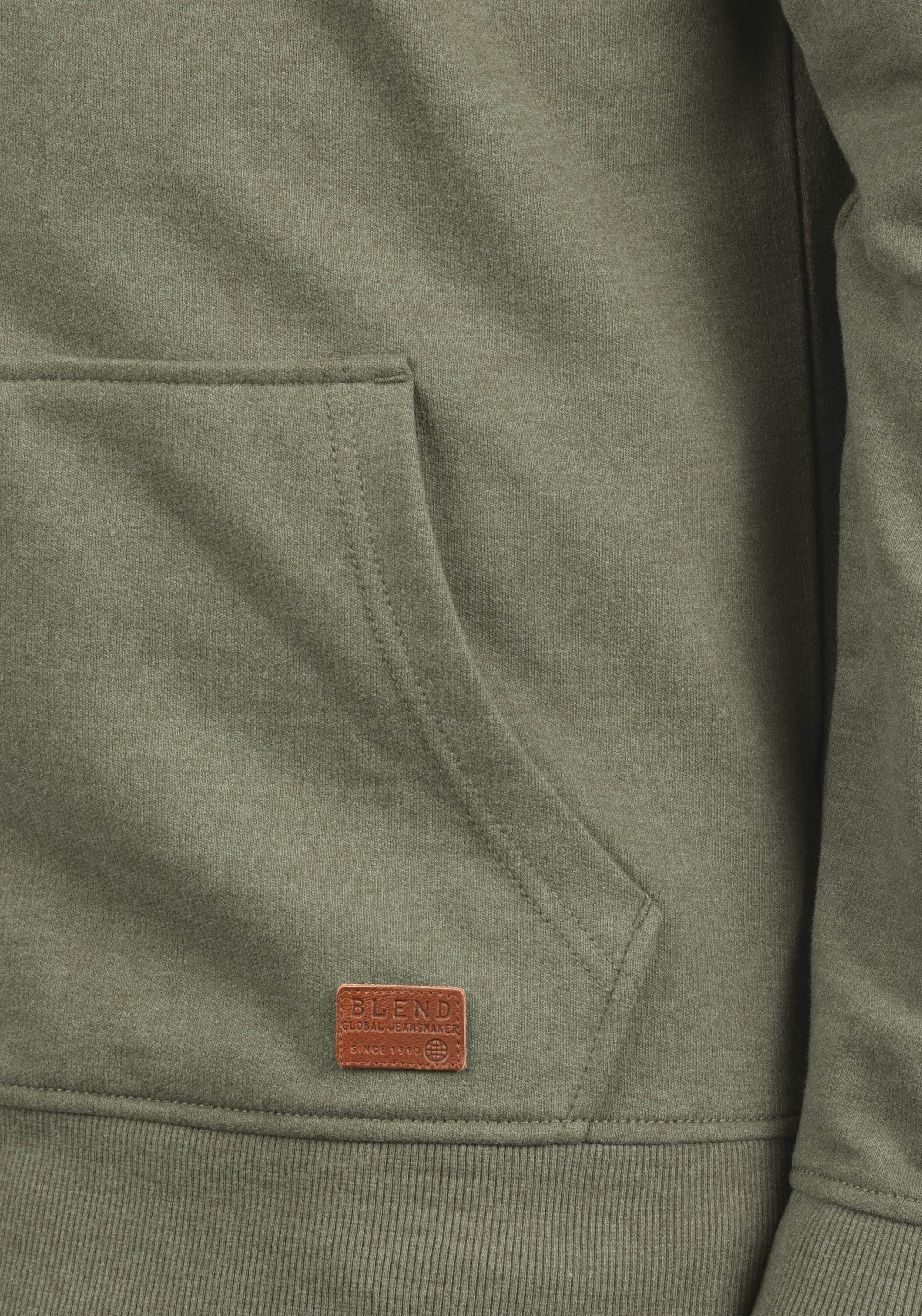 Blend Kapuzensweatjacke BHHulker Stilvolle Kapuzensweatjacke mit weicher Fleece-Innenseite