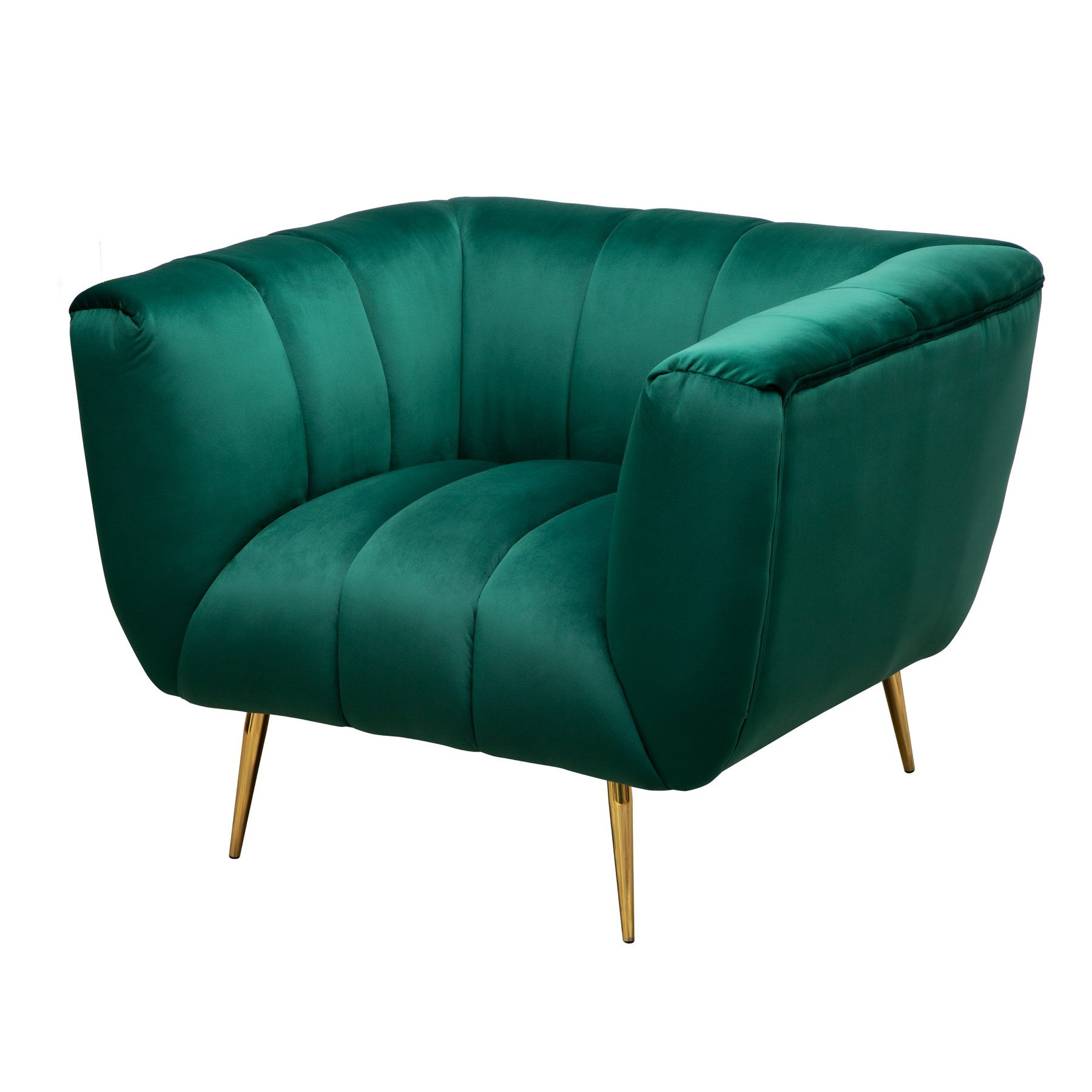 riess-ambiente Sessel NOBLESSE 105cm smaragdgrün / günstig online kaufen