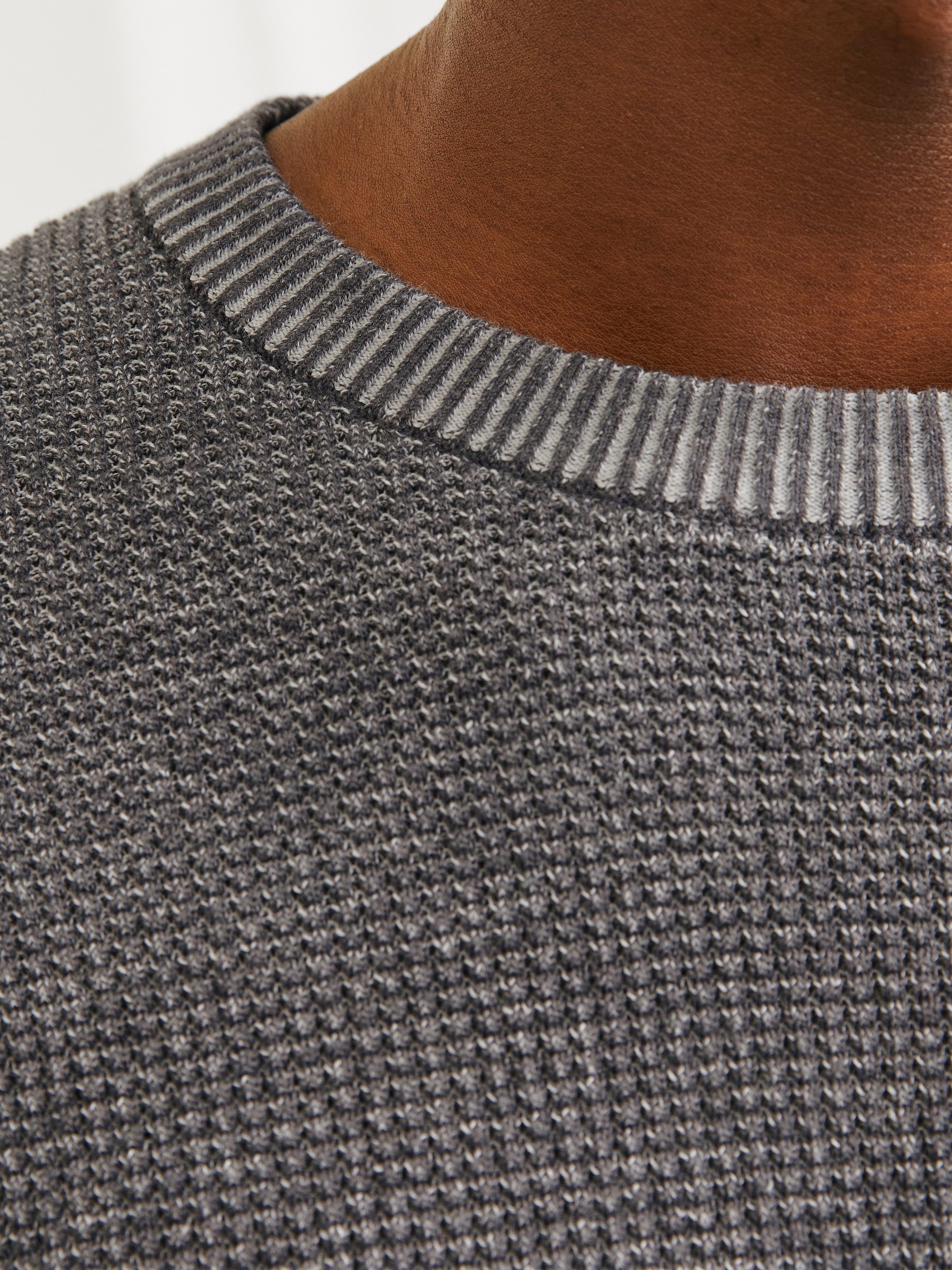 Jack & Jones Strickpullover JJWALTER KNIT RELAXED CREW NECK