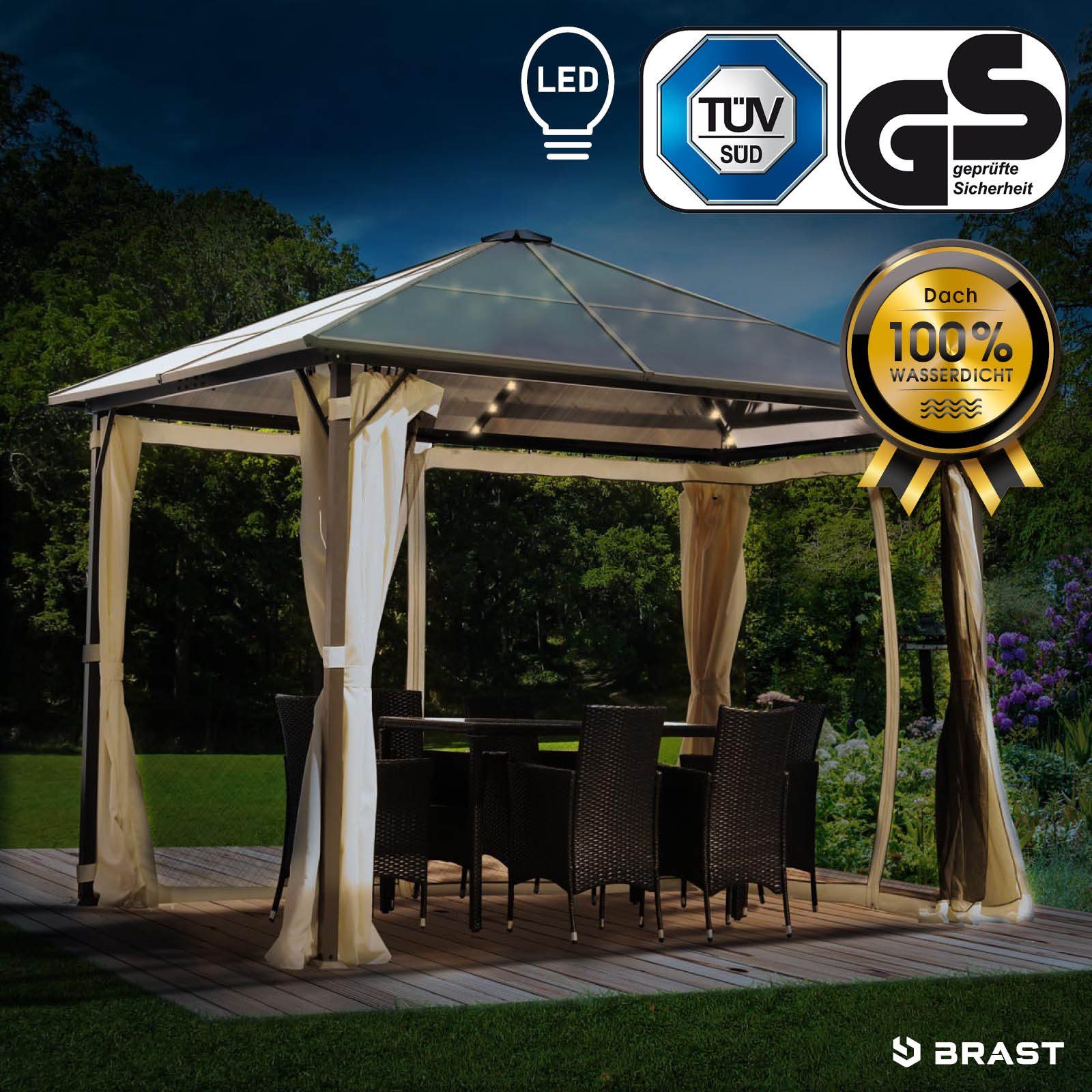 BRAST Pavillon Summerdream Aluminium 3x3m inkl. günstig online kaufen