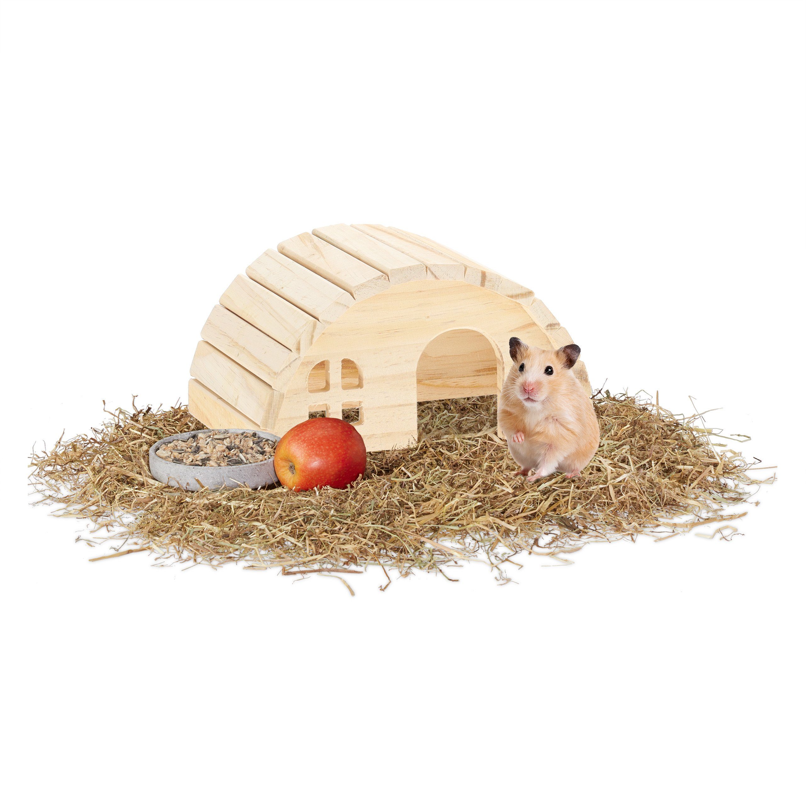 relaxdays Nagerhaus Hamsterhaus aus Holz