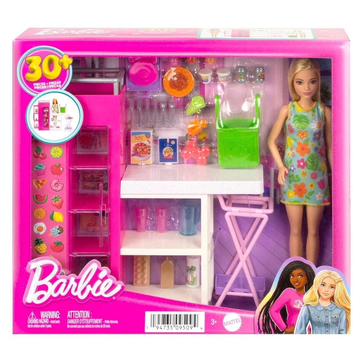 Mattel® Puppen Accessoires-Set Mattel HJV38 - Barbie - Vorratskammer Spiels günstig online kaufen