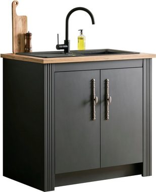 Kochstation Unterschrank KS-Westminster im romantischen Landhausstil, Breite 100 cm, exclusiv by Otto