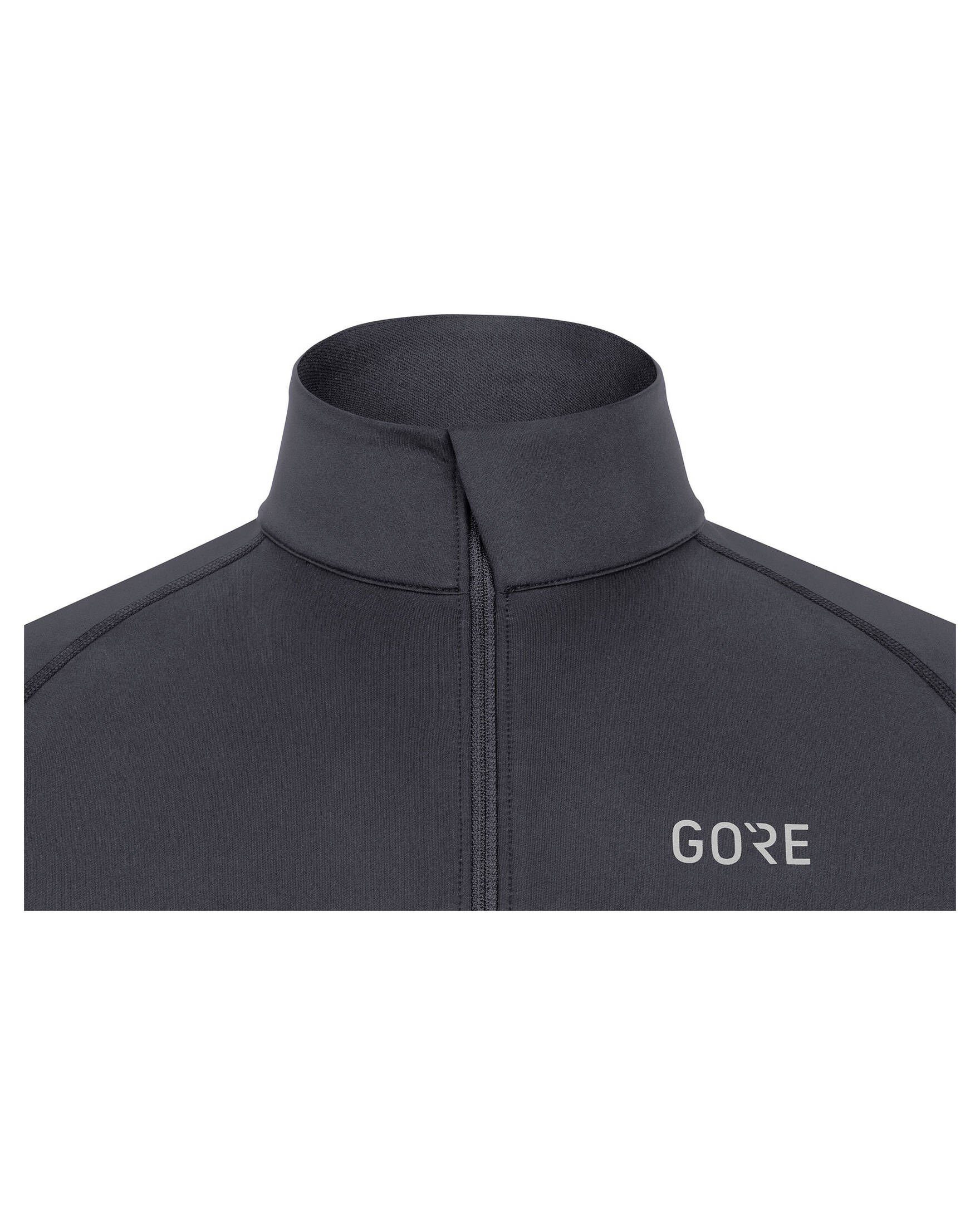 GORE® Wear Laufshirt Laufshirt Fit Black Herren Slim MID Langarm ZIP (1-tlg) M