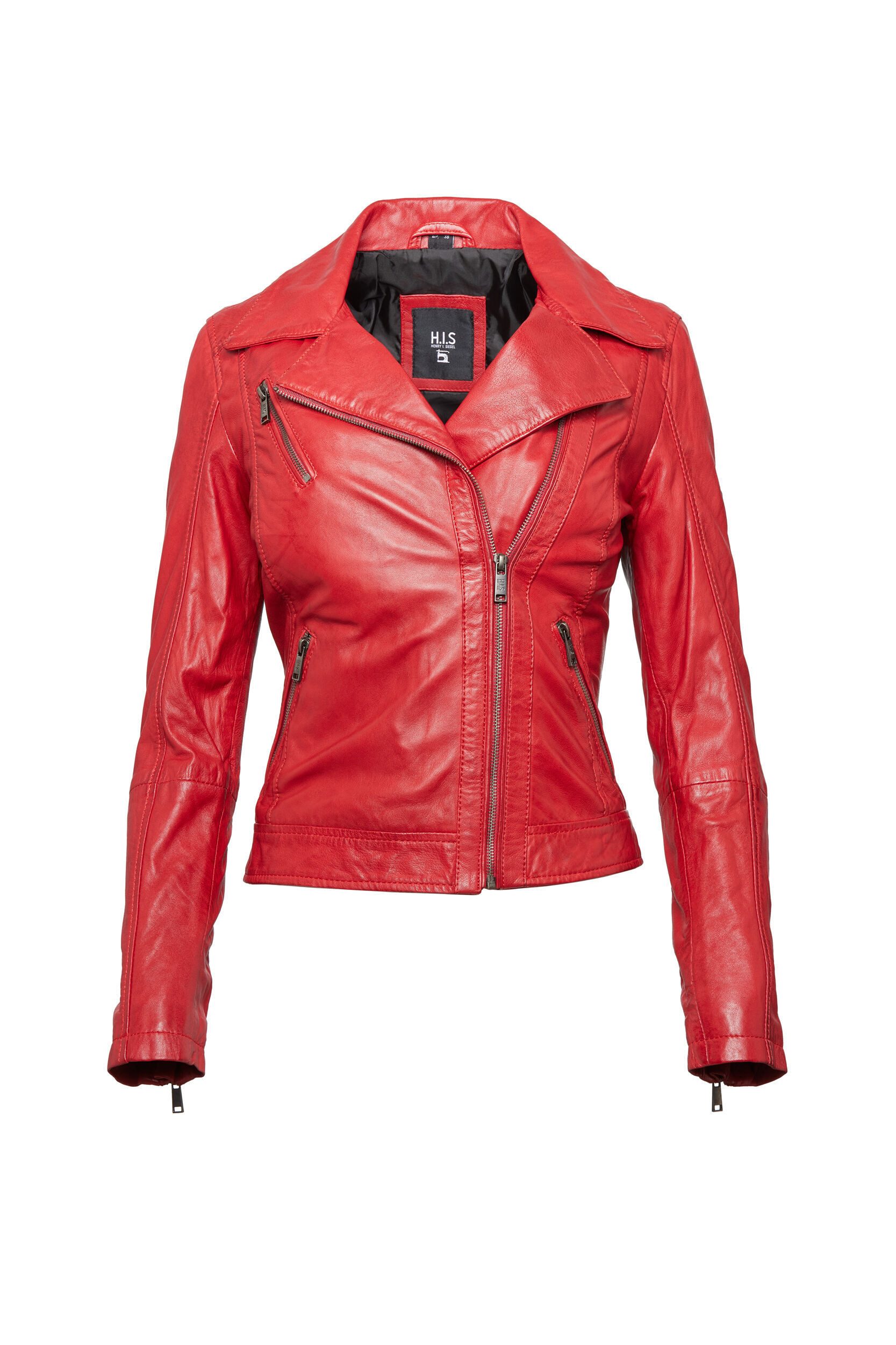 H.I.S Lederjacke (1-St) im Biker-Stil