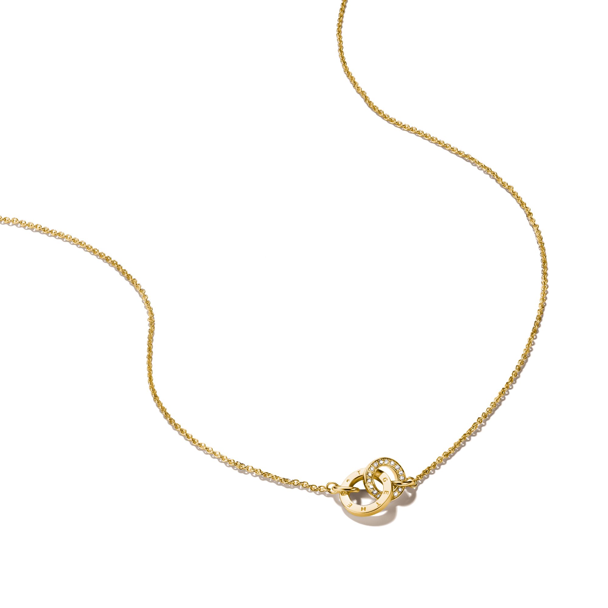THOMAS SABO Kette mit Anhänger Together Kette mit Zirkonia, mit Zirkonia (synth)