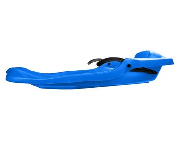 ONDIS24 Schlitten Kinderschlitten Plateau Rodel mit Bremsen und Lenkfunktion, tragbar, leicht, ergonomisch, Kunststoff