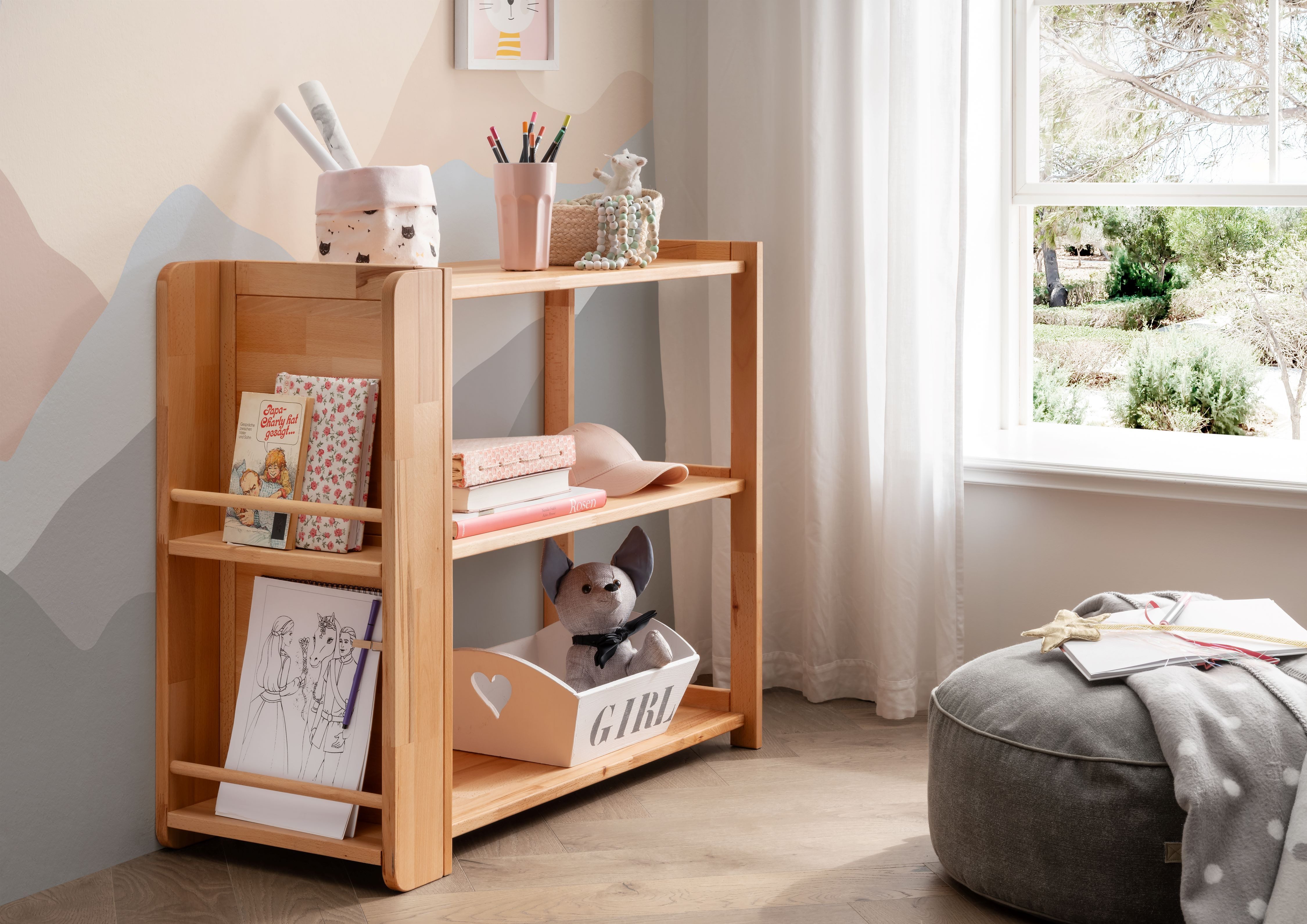 Wohnglücklich Kinderregal Montessori 2, Fördert Selbstständigkeit und Ordnu günstig online kaufen
