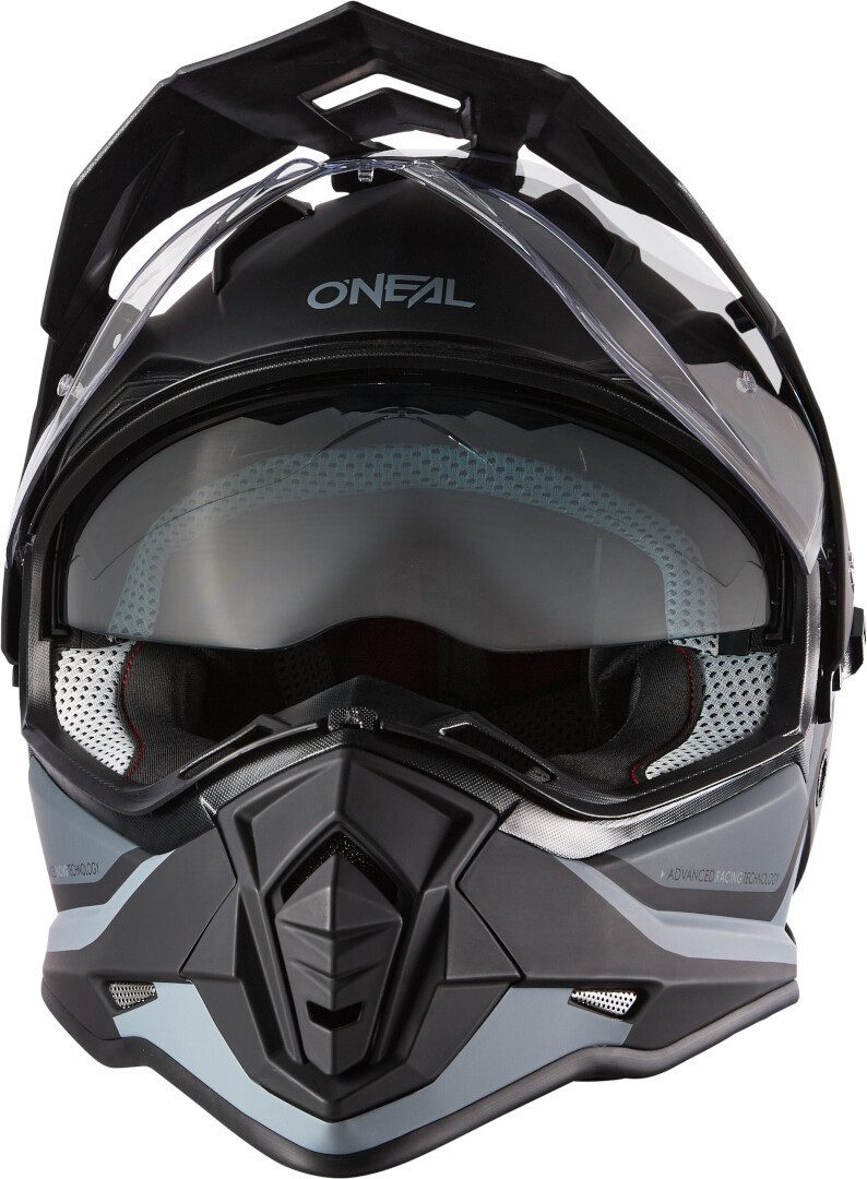 O’NEAL Motocrosshelm Sierra R Motocross Helm, vorbereitet für Kommunikationssystem,integriertes Sonnenvisier