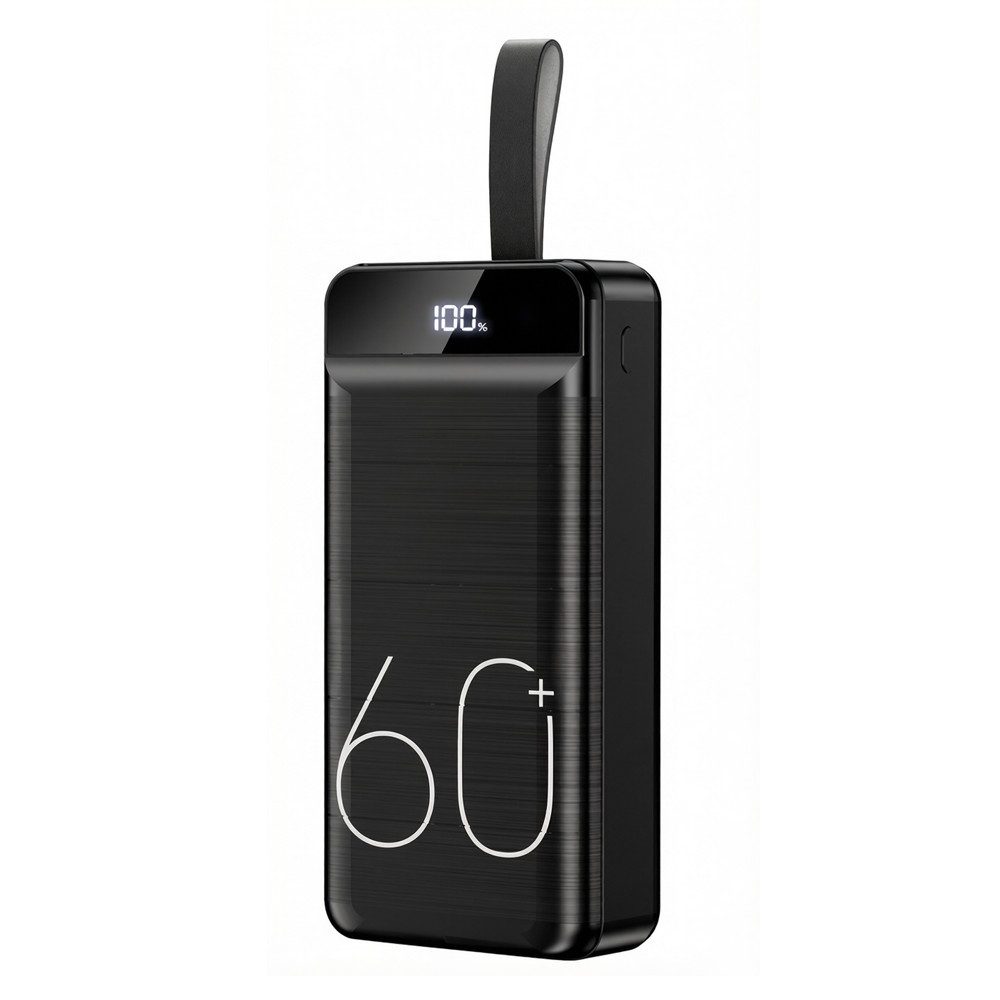 AeroAxis 60000mAh 22,5W Schnellladefunktion, 4 Ausgänge, 3 Eingänge für Handy Powerbank 60000 mAh (5 V), für Smartphone, Tablet, Laptop, Schnellladung Outdoor & Reisen