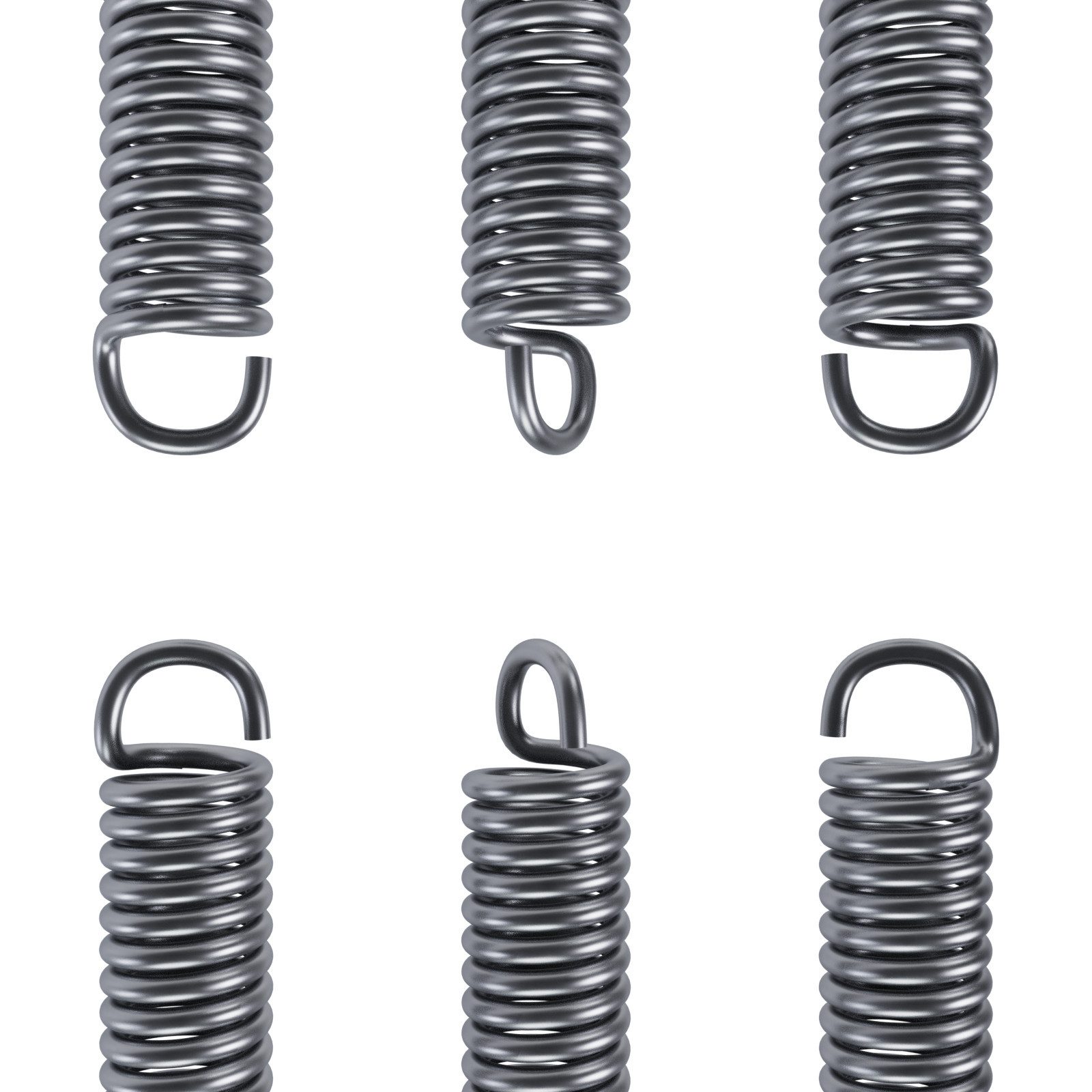 QLS Zugfeder Universal Garagentorfeder (1x Stück), Schwingtor Spannfeder verzinkt