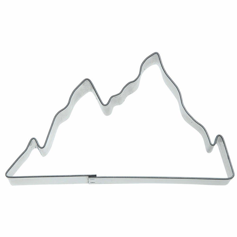 STÄDTER Ausstechform Berge, Weissblech