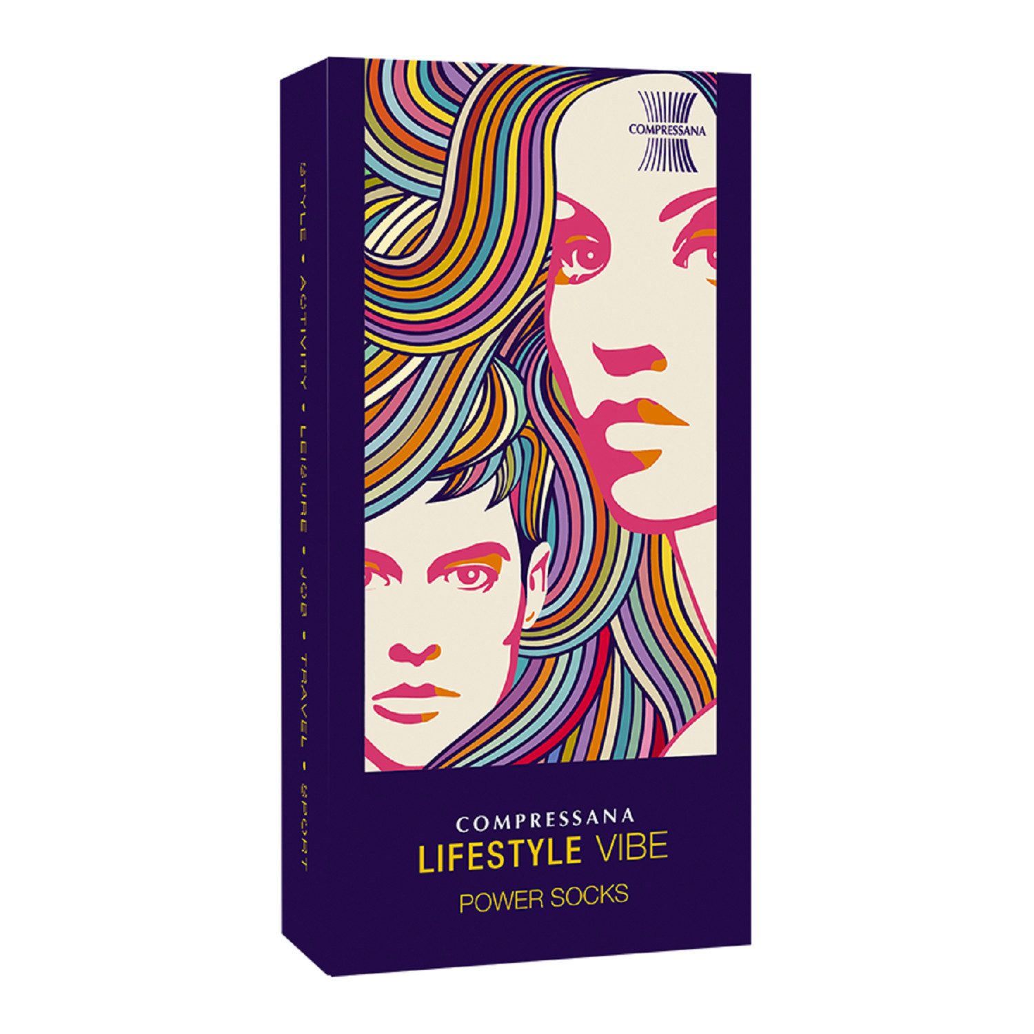 COMPRESSANA Stützkniestrümpfe LIFESTYLE VIBE Wadenstrümpfe