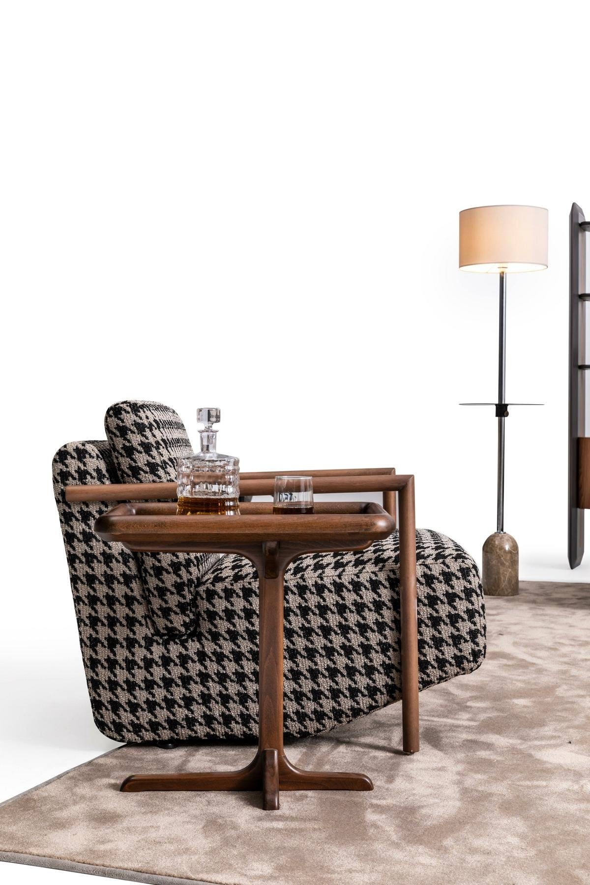 Neu Sessel Textil Europe Design Wohnzimmer in Möbel Sessel Polster Modern (Sessel), Made JVmoebel