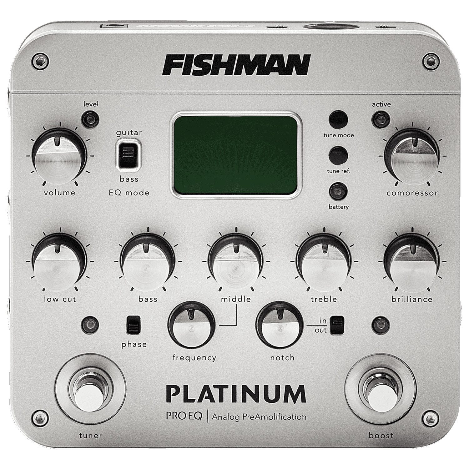 Fishman Akustikgitarre Fishman PRO-PLT-201 Platinum Pro EQ Vorverstärker für Gitarre, Vorverstärker, Analog, vielseitig
