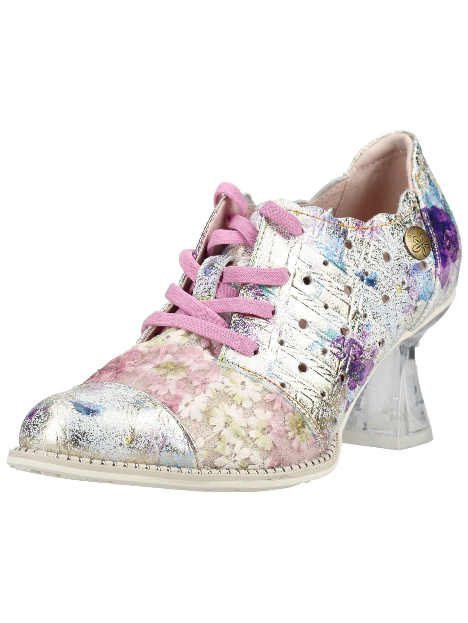 LAURA VITA LAURA VITA Pumps Leder/Textil Schnürpumps günstig online kaufen