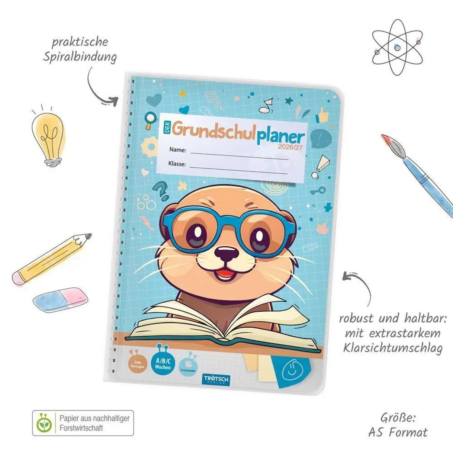 Trötsch Verlag Schülerkalender TRÖTSCH - Grundschulplaner So Sweet 26/27