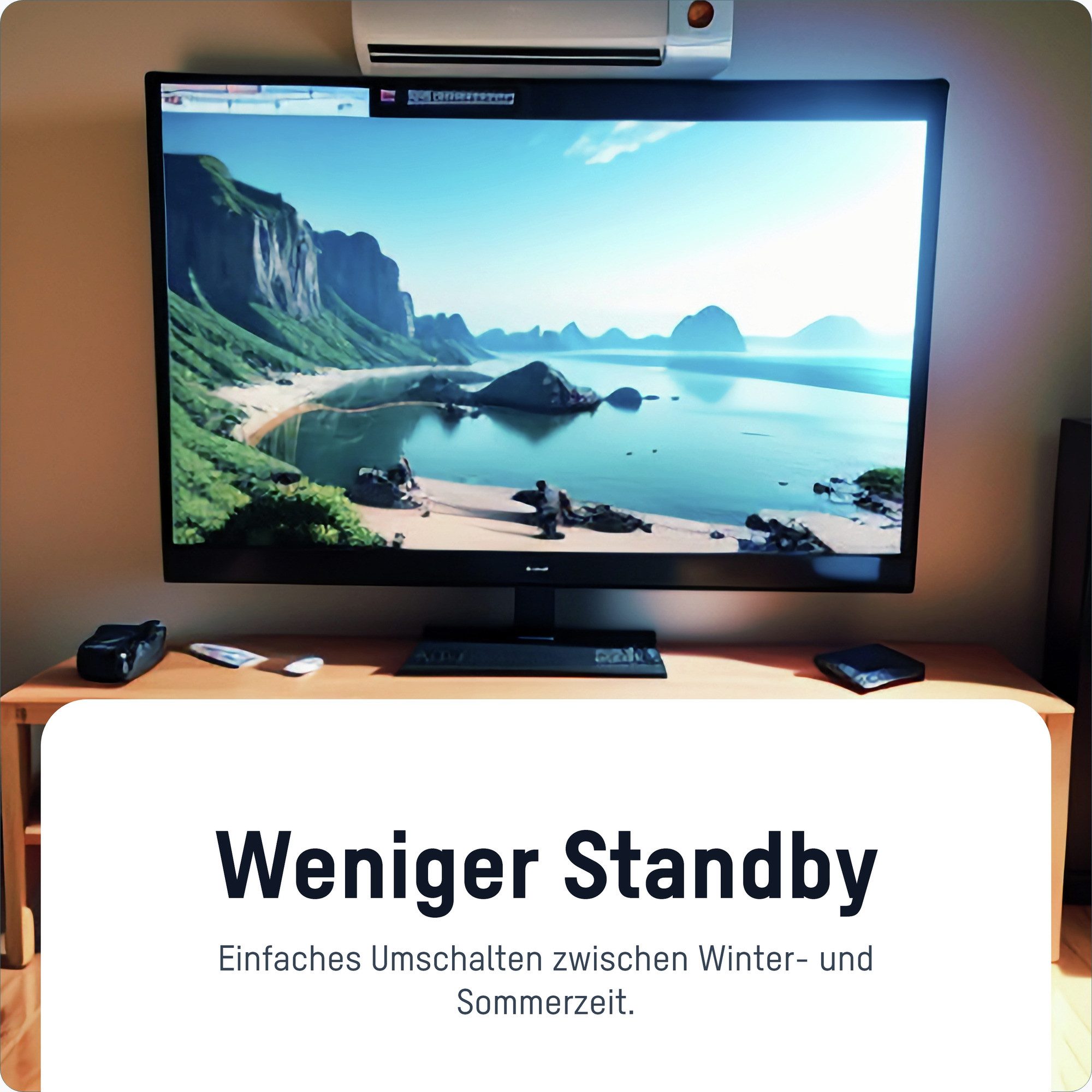 ANSMANN AG Funksteckdose Energiekostenmesser APM 1, digitaler & kompakter Stromverbrauchszähler