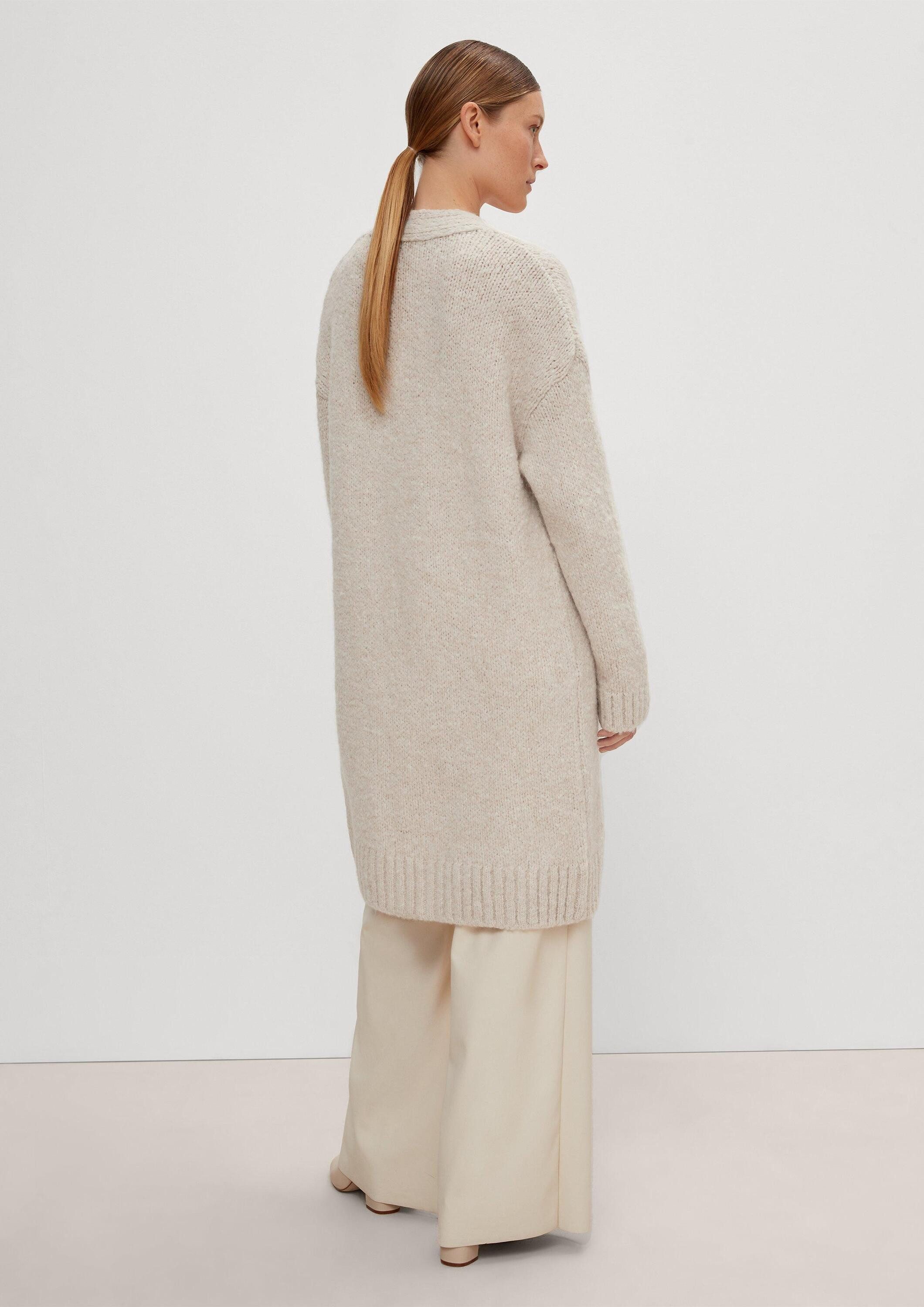 comma Cardigan Strickjacke Strickcardigan aus Alpakamix