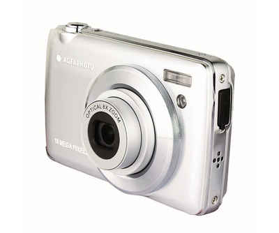 AgfaPhoto DC8200 silber Kompaktkamera (18 MP, 8x opt. Zoom, Kompaktkamera, Opt. Zoom 8-fach, Inklusive Tasche)