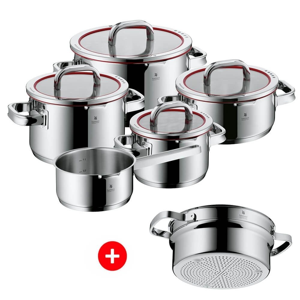 WMF Topf-Set WMF Topfset 6-tlg. Function4 gratis Dampfgareinsatz