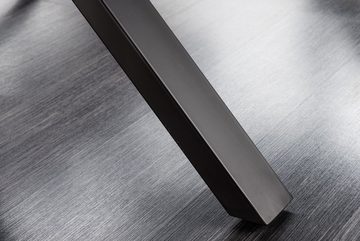 riess-ambiente Baumkantentisch MAMMUT NATURE 180cm braun / schwarz (Einzelartikel, 1-St), Massivholz · Metall · 2,5cm Tischplatte · X-Gestell · Industrial