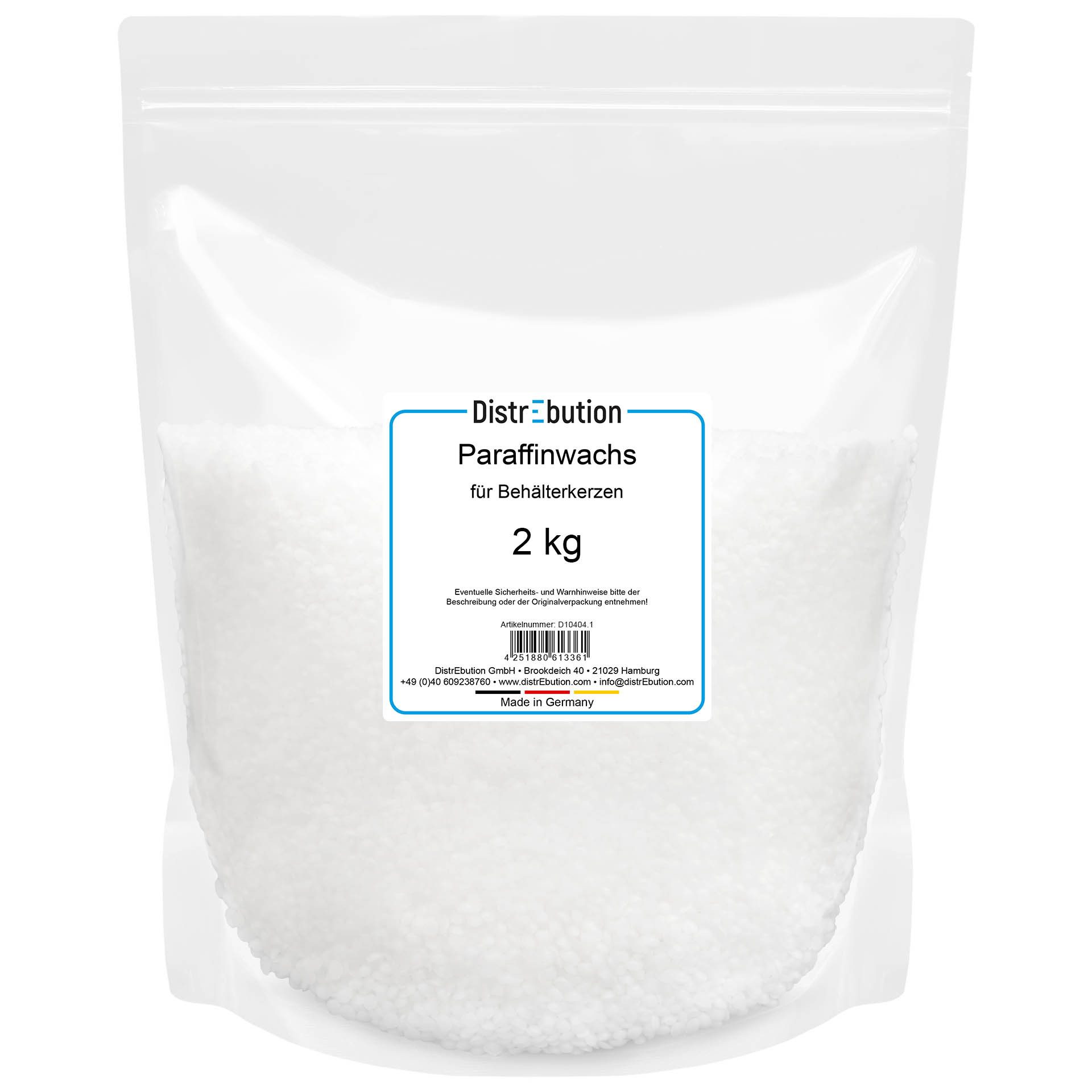DistrEbution Teelicht Kerzenwachs für Behälterkerzen weißes Paraffinwachs a günstig online kaufen