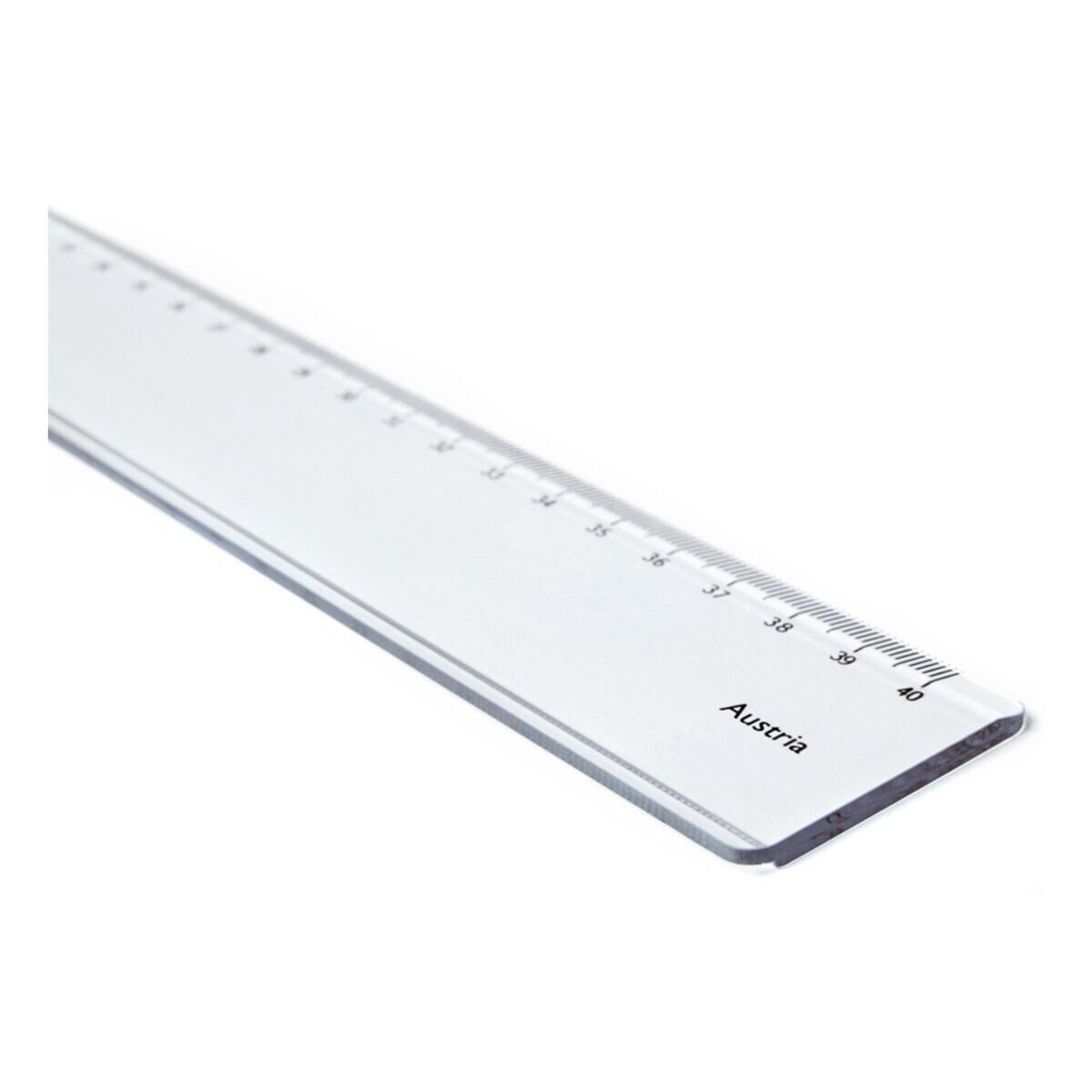ARISTO Lineal GEOCollege AR23040, mit Millimeter-/ Zentimeter-Skala und Tuschekante
