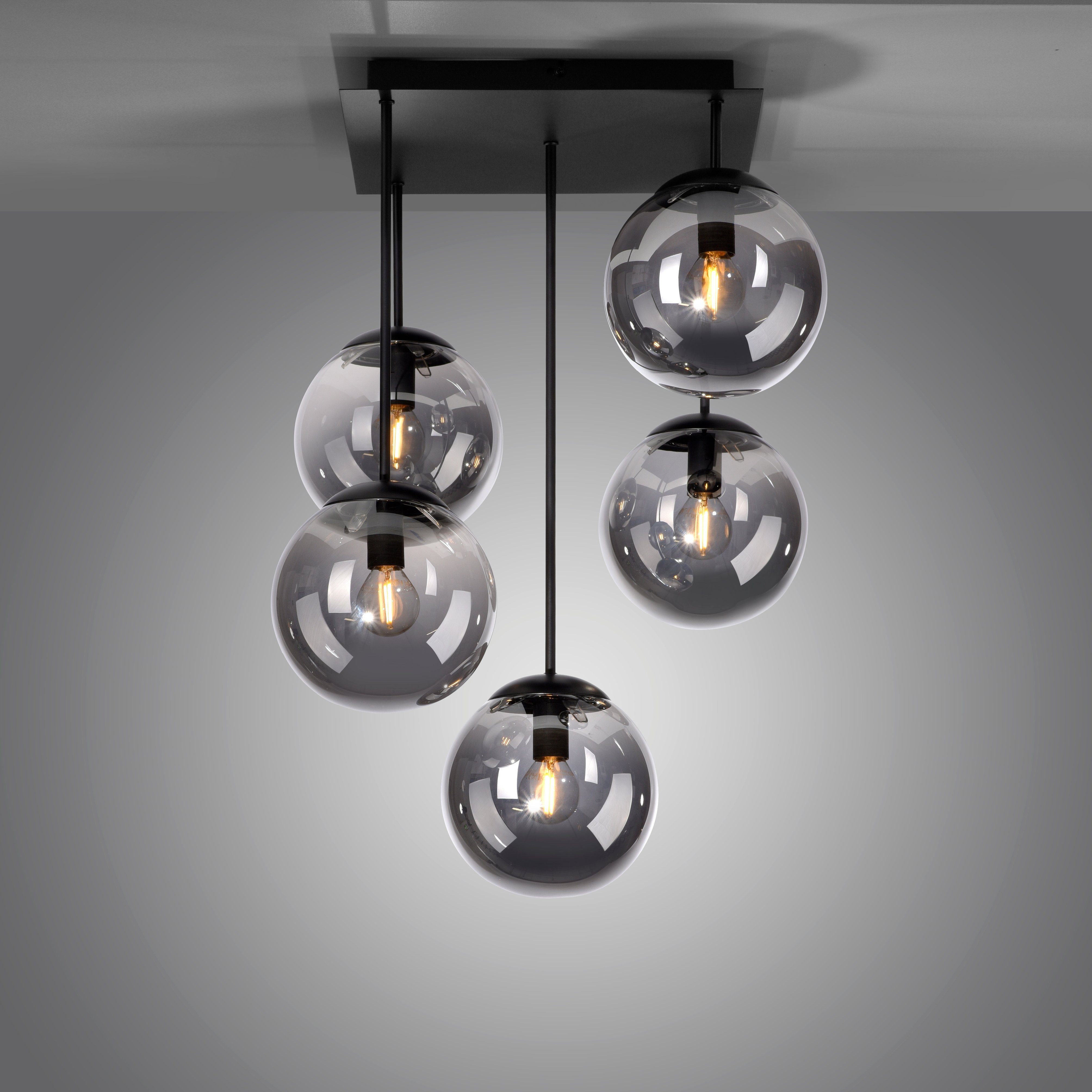 JUST LIGHT Deckenleuchte BIG WIDOW, ohne Leuchtmittel, ExklusiveE14