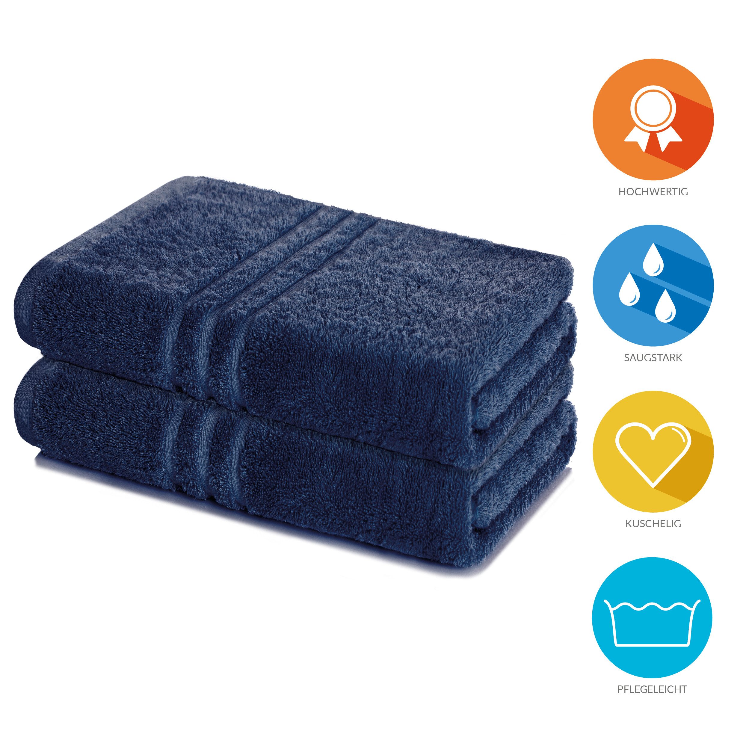 Lavea Saunatuch Set Saunahandtuch 80x200 cm Elena Frottee, Sauna-Handtücher günstig online kaufen