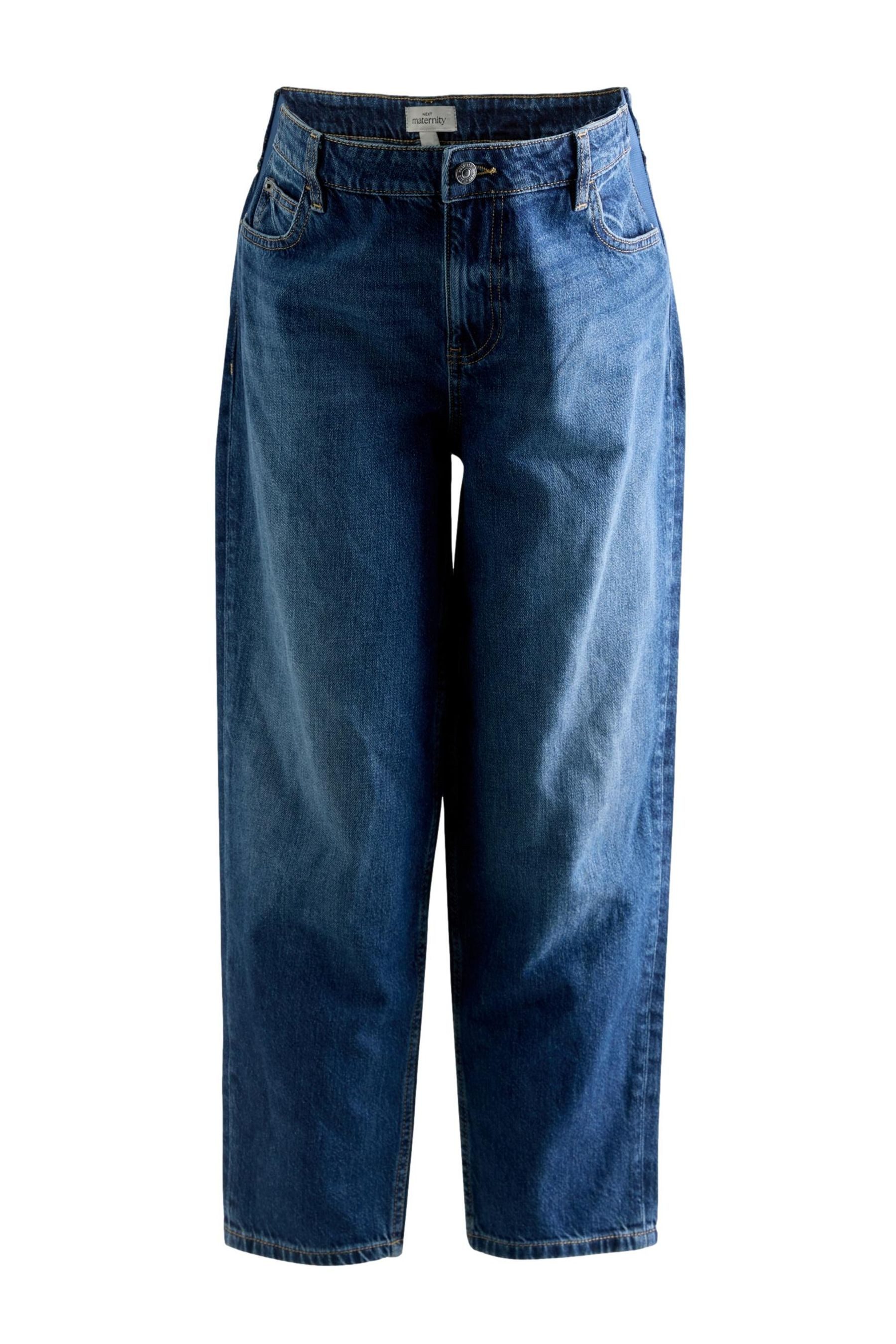 Weite Jeans Denim-Jeans mit Barrel-Bein, Umstandsmode