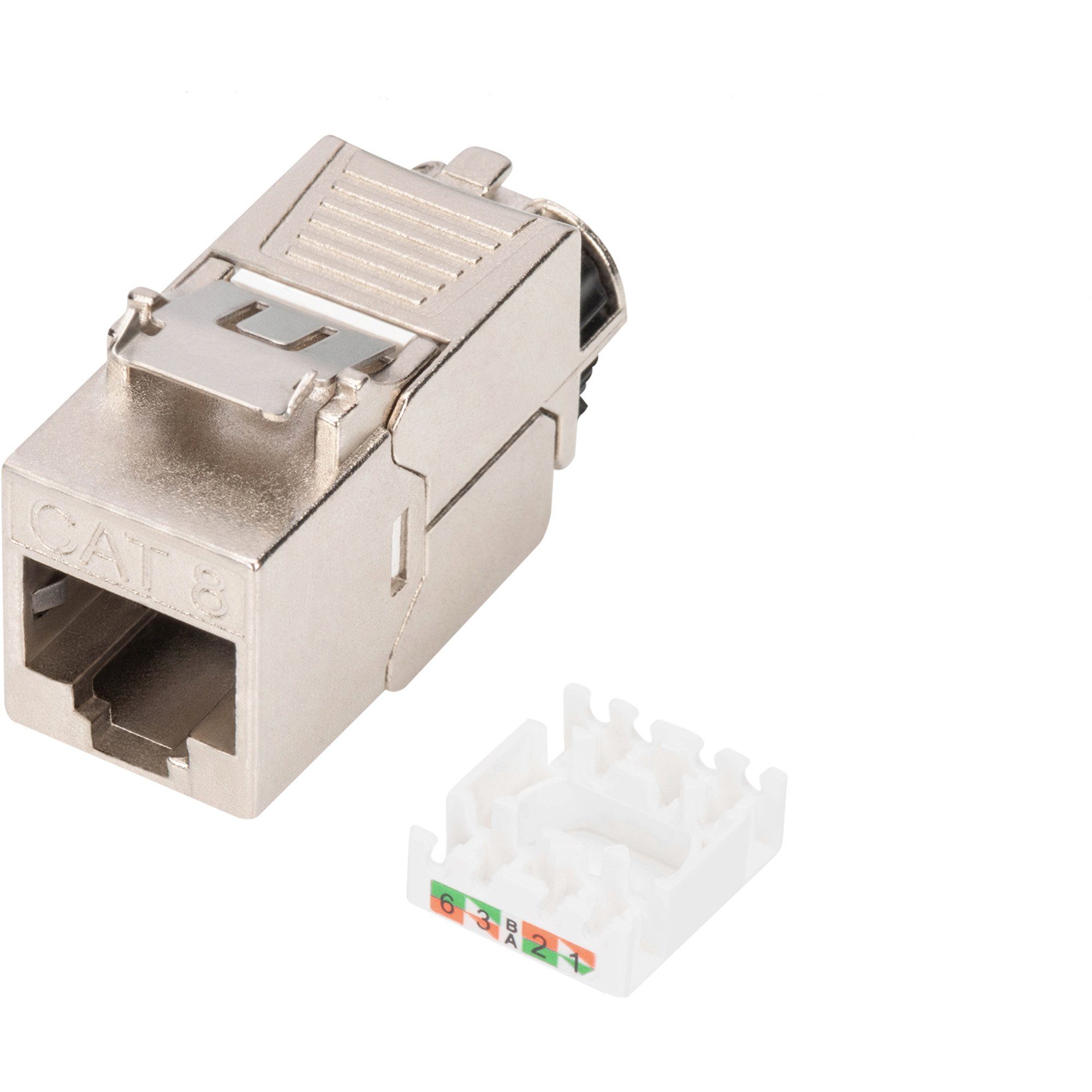 Digitus Keystone-Modul Cat. 8.1, (geschirmt) LAN-Kabel