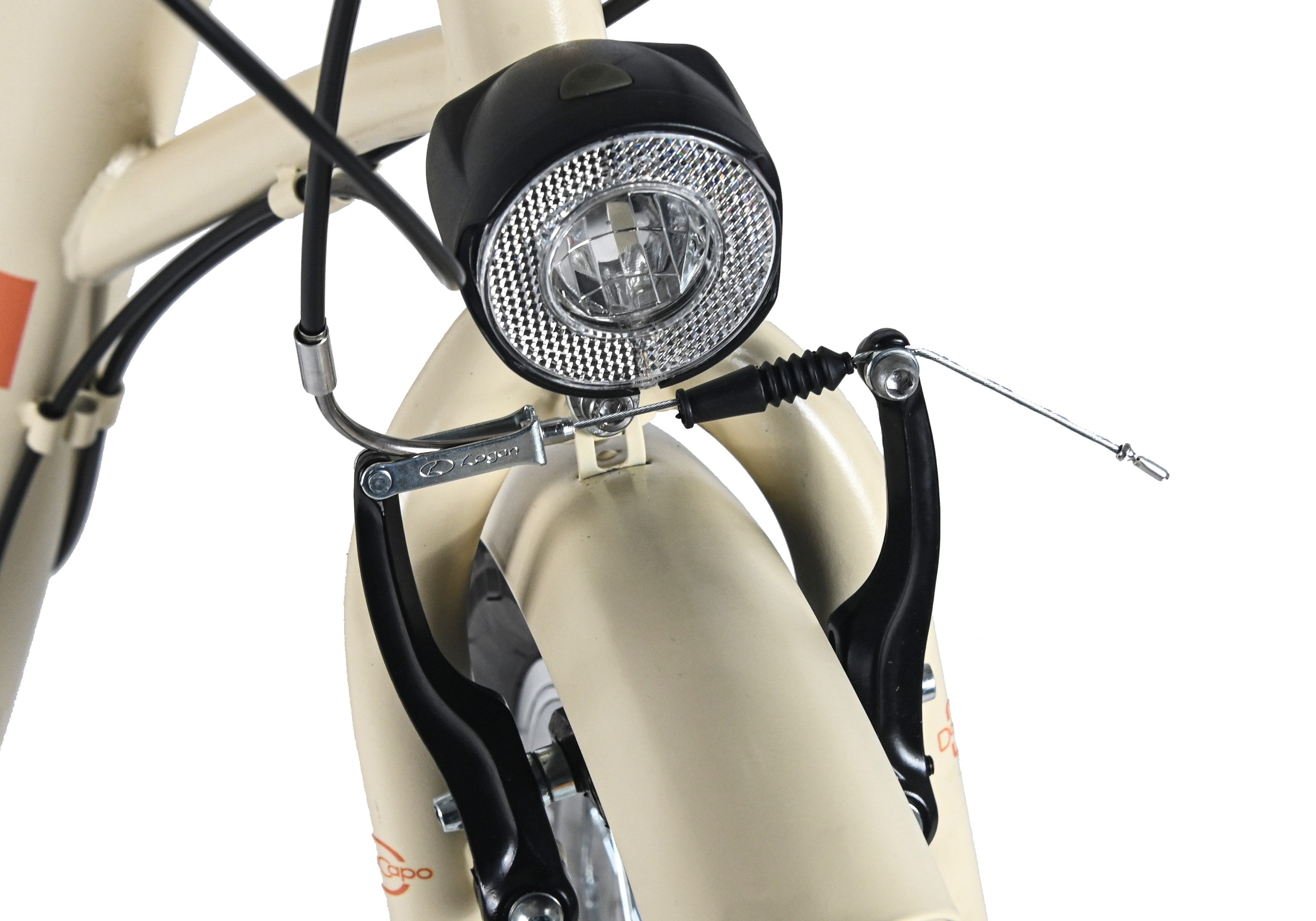 Dacapo Women's Trekking Bike 28'' Ravenna 6 Beige 6-Speed ​​Frame Size 48 cm, 6-Speed ​​Shimano Tourney Derailleur, Derailleur Gears