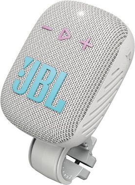 JBL Wind 3S Tragbarer Mini Bluetooth Lautsprecher hellgrau Bluetooth-Lautsprecher (5 W, Wasserdicht mit Clip für Sport)