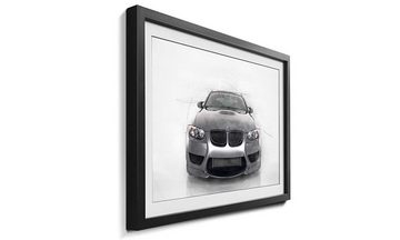WandbilderXXL Bild mit Rahmen Beamer, Auto, Wandbild, in 4 Größen erhältlich