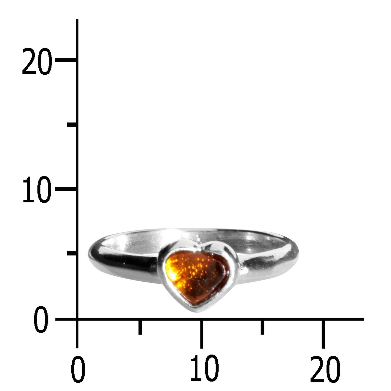 OSTSEE-SCHMUCK Fingerring Ostsee-Schmuck Ring Herz Ring Herz (1-tlg)
