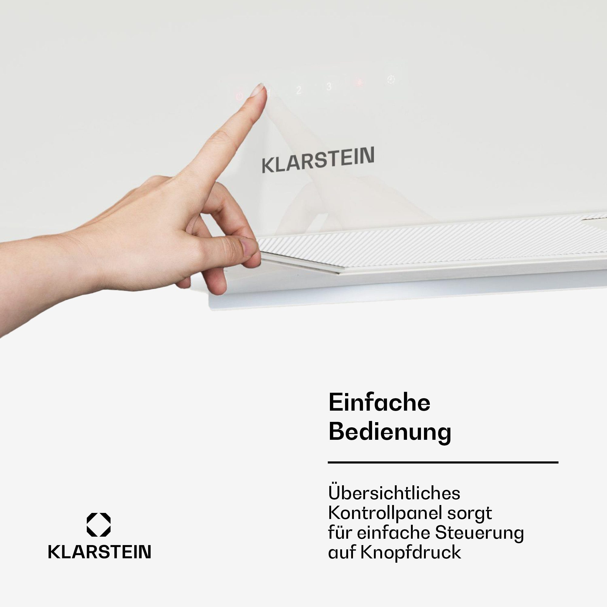 Klarstein Deckenhaube Kronleuchter L Abzugshaube Insel Abluft Haube Umluft Dunstabzug Einbau Umlufthaube – Bild 5 von 5