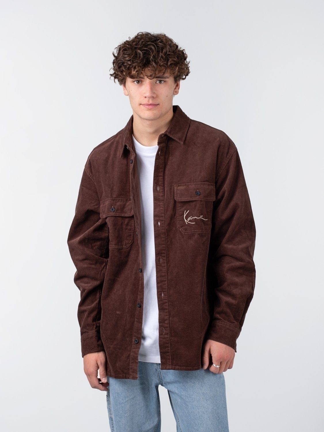 Karl Kani Hemdjacke Karl Kani Chest Signature Corduroy Shirt