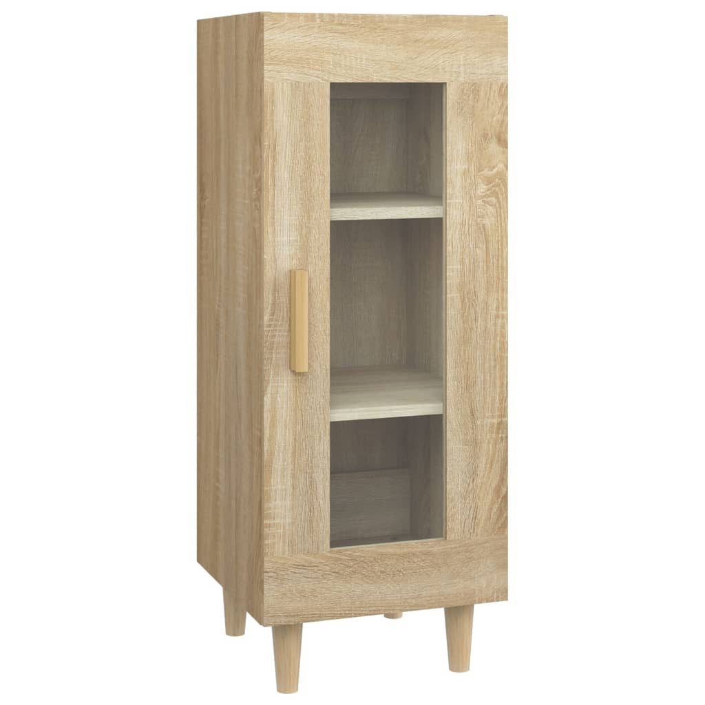 vidaXL Sideboard Sideboard Sonoma-Eiche 34,5x34x90 cm Holzwerkstoff (1 St)