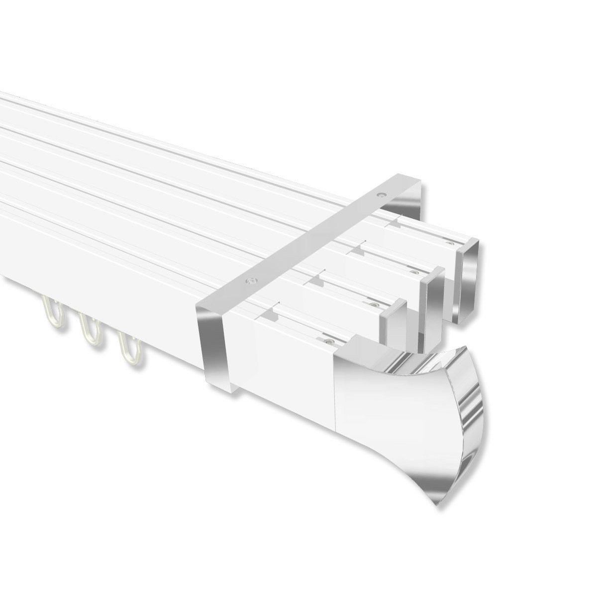 Gardinenstange Smartline Conex INTERDECO 4 l ufig 14x35 Mm Eckig Gardinenstange smartline conex interdeco 4 l ufig 14x35 mm eckig