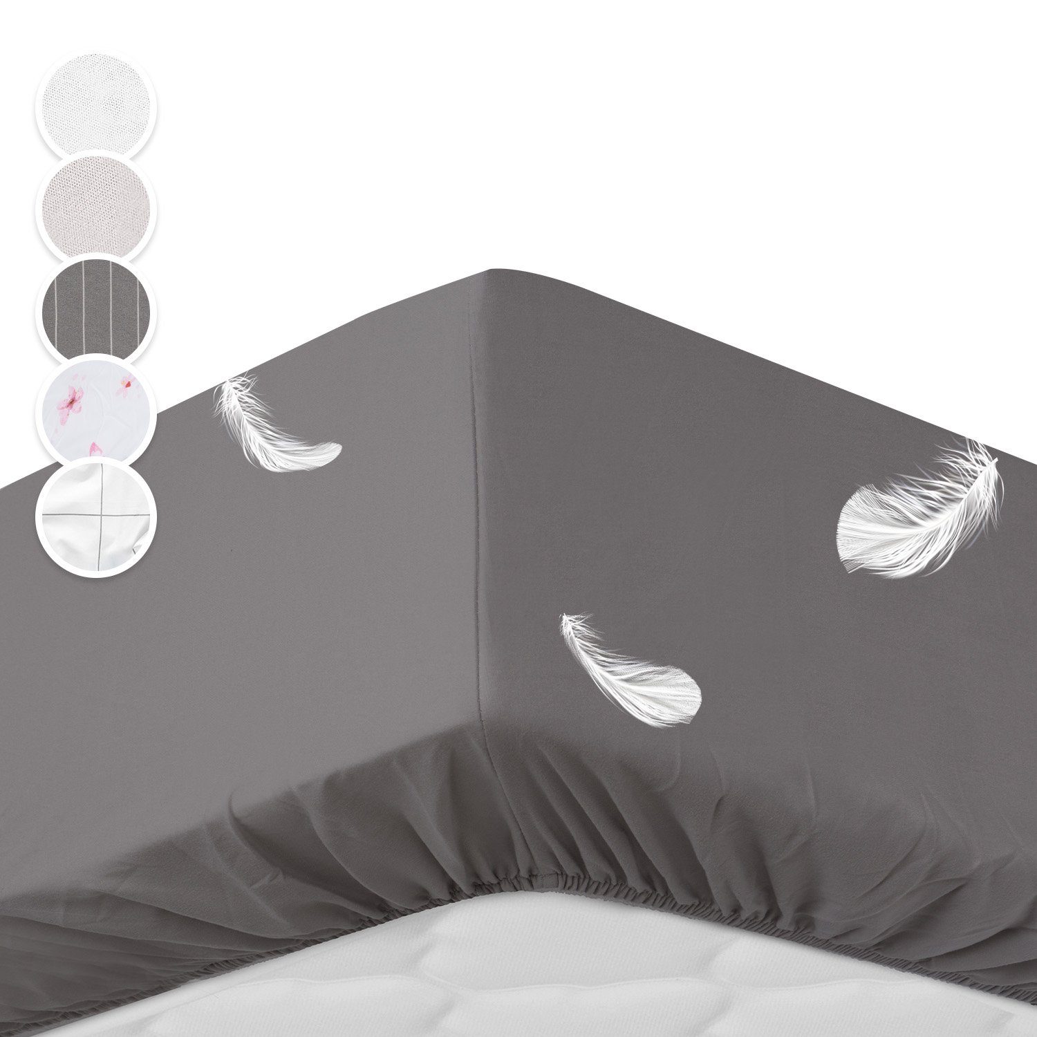 Bettlaken Soft Wonder-Edition, sleepwise, Mikrofaser-Fleece, Gummizug: rundum, (1 Stück), Bettlaken mit Gummizug