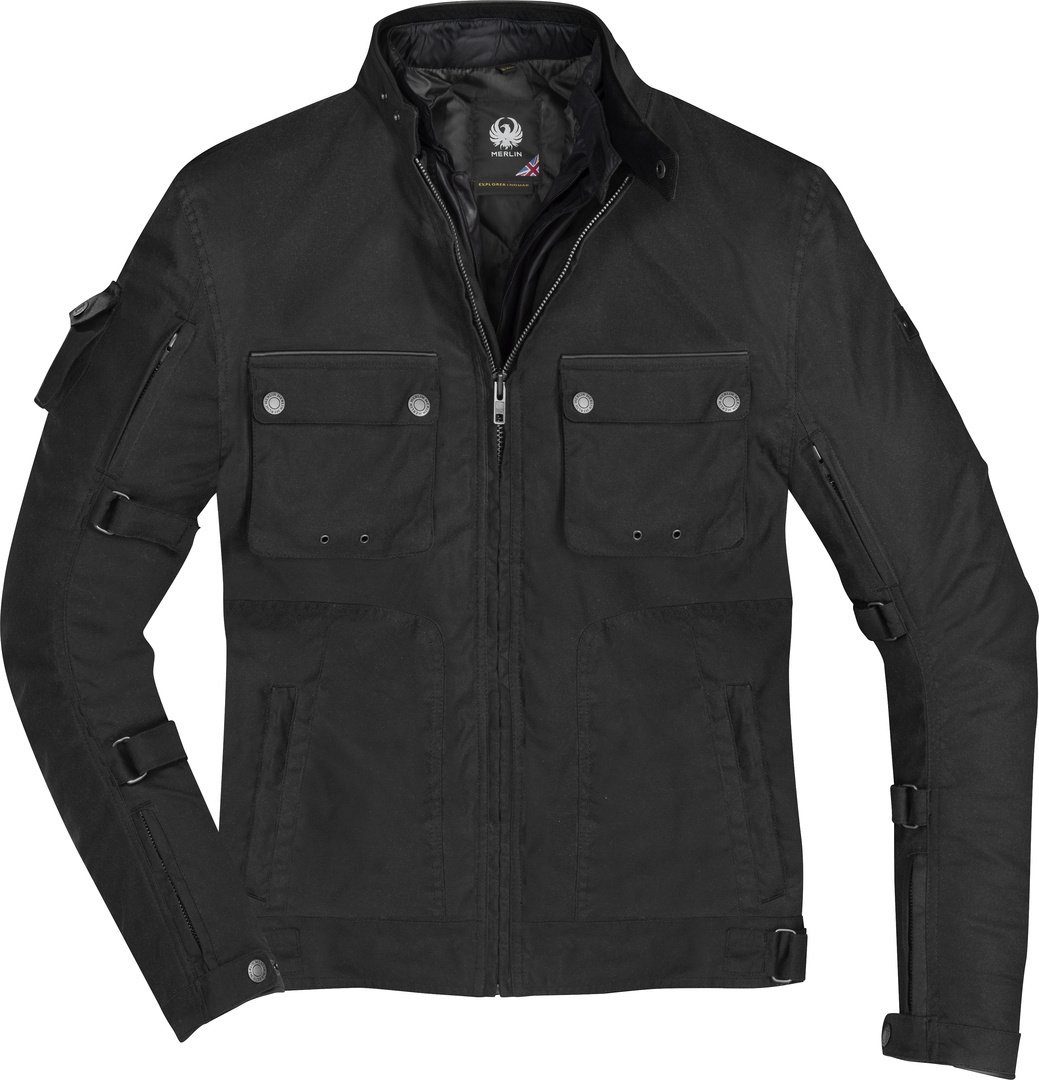 Merlin Motorradjacke Nomad D3O Explorer Motorrad Textiljacke herausnehmbares Innenfutter,wasserdicht