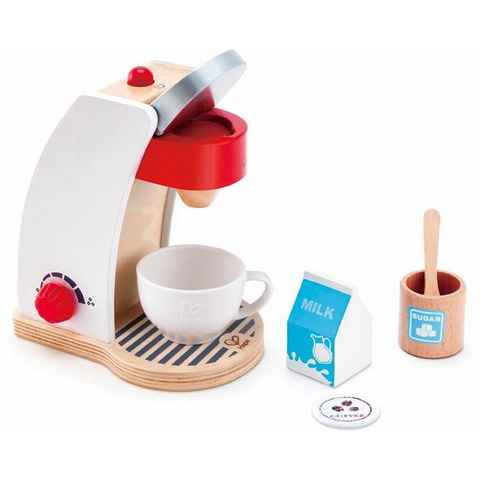 Hape Kinder-Kaffeemaschine Meine Kaffeemaschine, (Set, 6-tlg), mit Ein-/Ausschalter und einem Drehregler