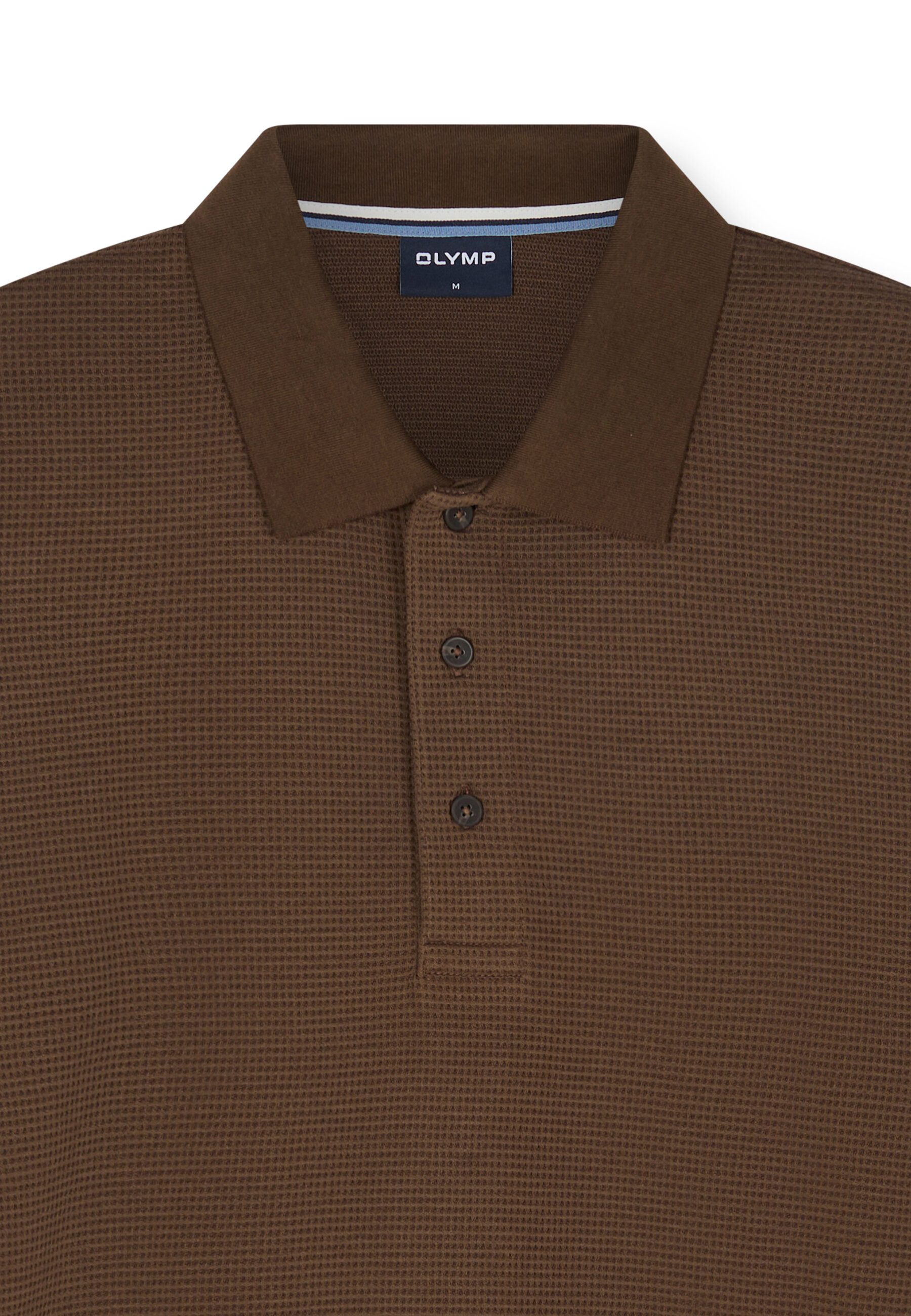 OLYMP Poloshirt OLYMP Casual Wirk, Polo langarm