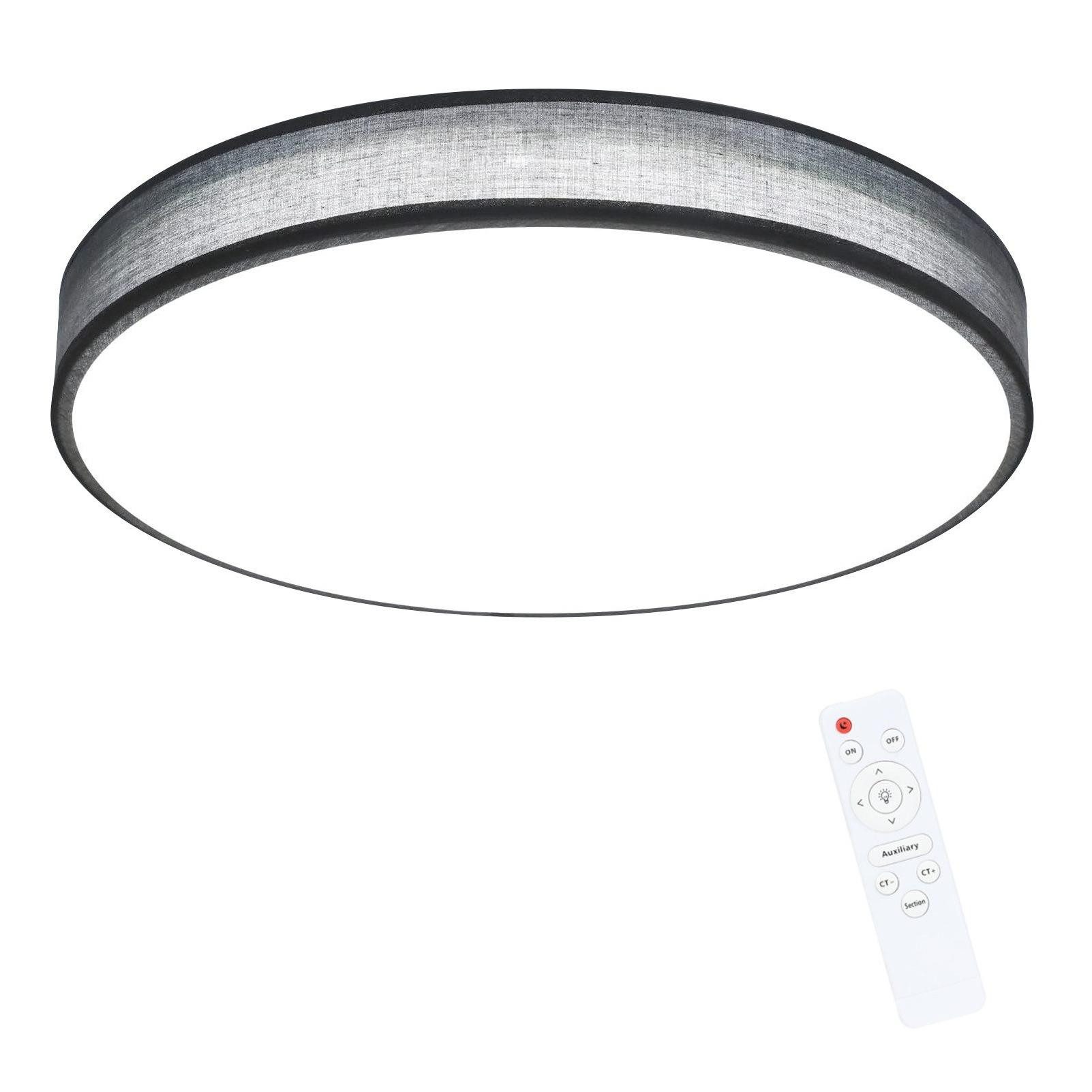 Nettlife LED Deckenleuchte Schlafzimmer Dimmbar Schwarz günstig online kaufen